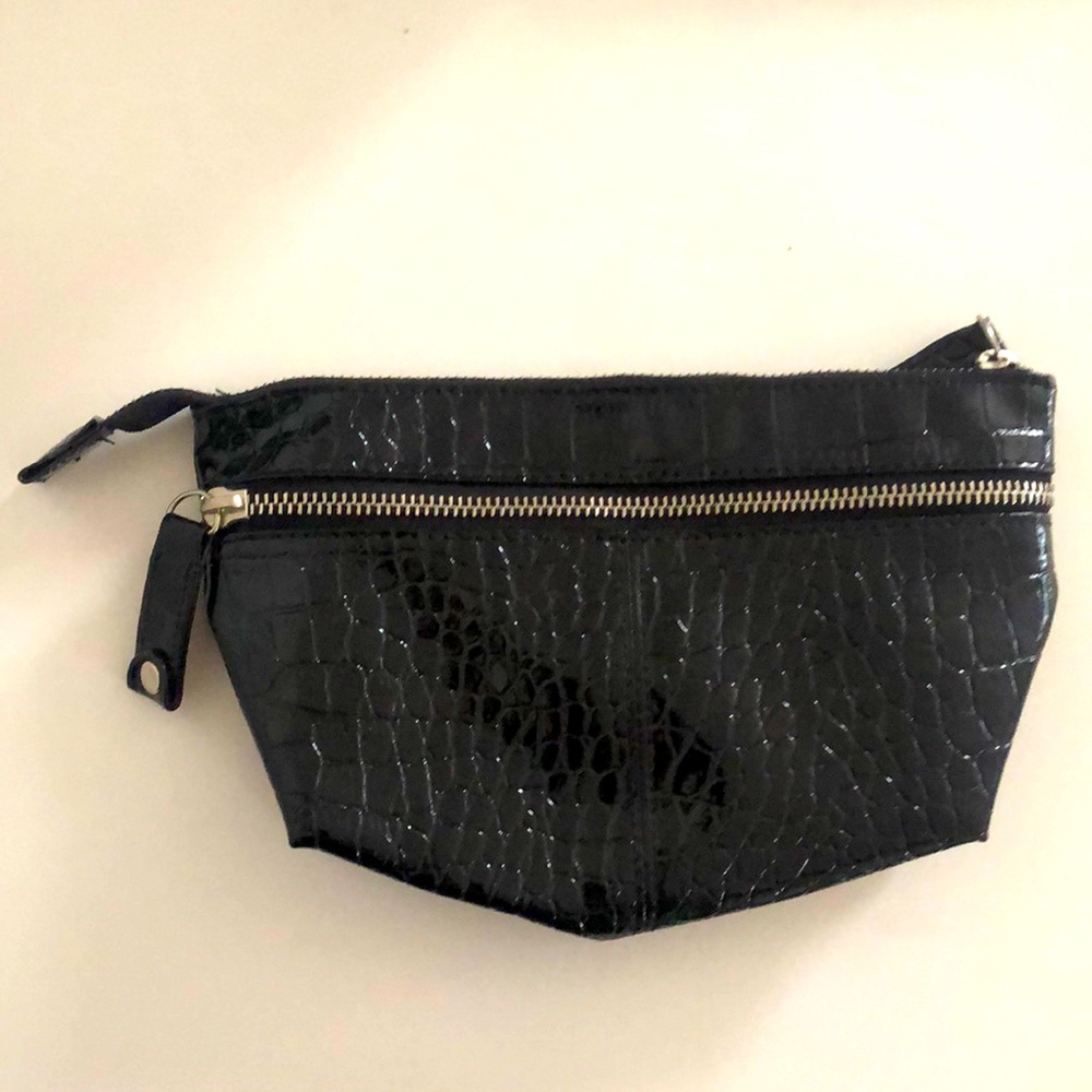 BLACK SNAKE PRINT WALLET